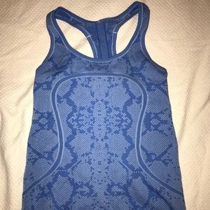 Lulu Lemon Swiftly Tech Racerback Tank Blue